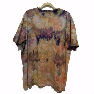 2XLT Tie Dyed Eddie Bauer Earth Tone Tshirt